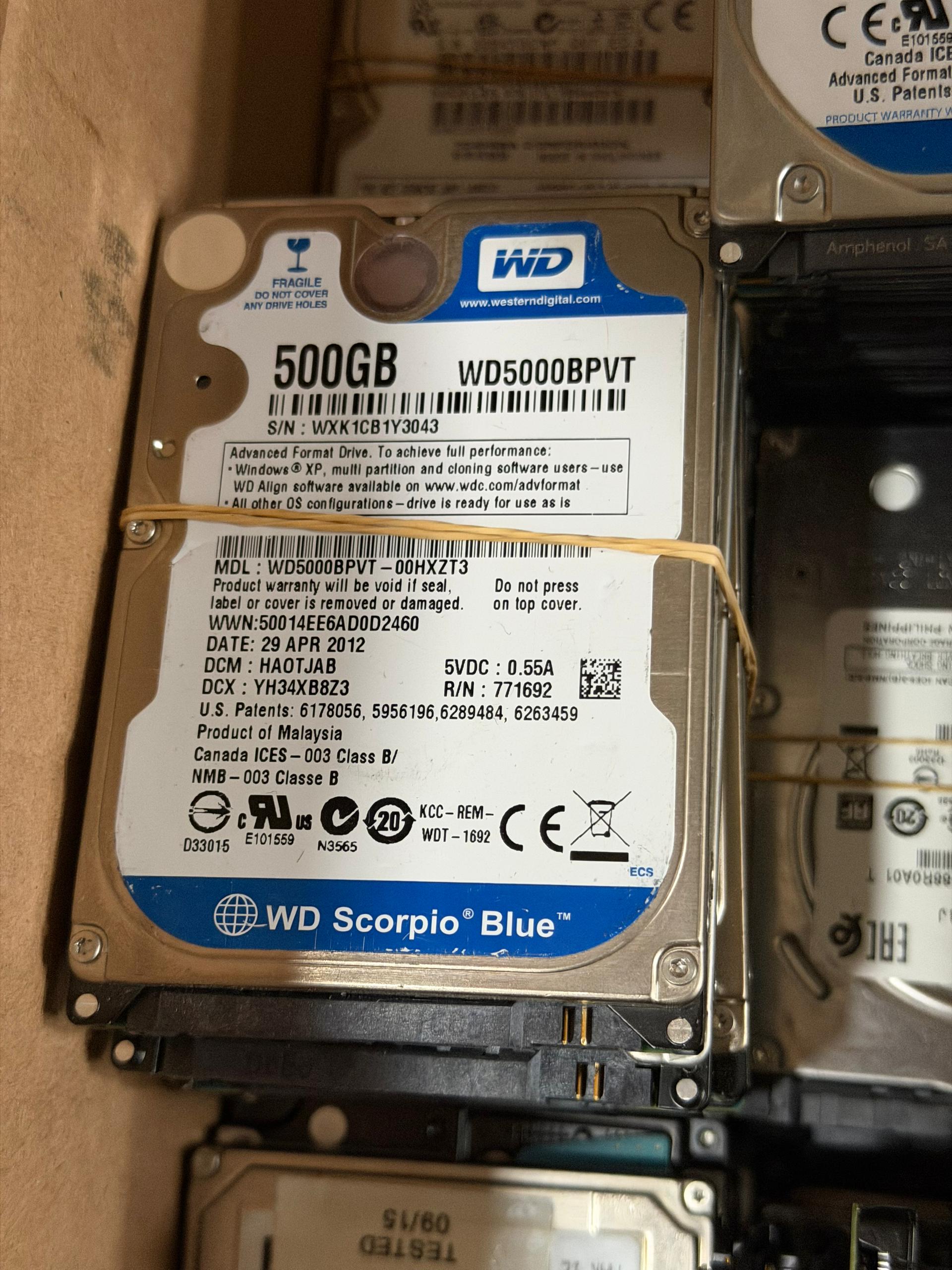 Laptop Hard Drive HDD