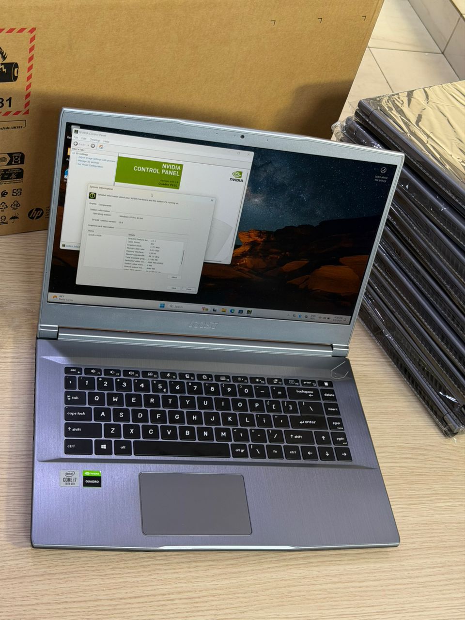 MSI Gaming & Workstation laptop