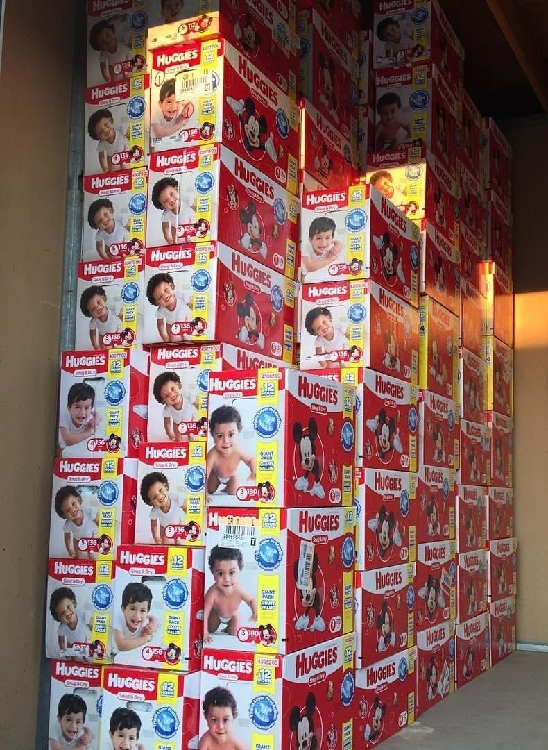 European baby diapers and wipes