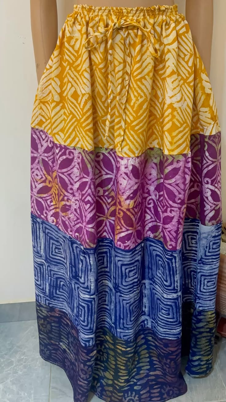 Adire skirts and fabrics